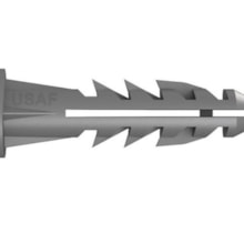 Bucha Plástica de 8mm para Parede Maciça Unidade - Usaf Bucha Plástica de 8mm para Parede Maciça Unidade - Usaf