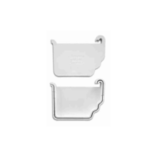 Cabeceira de PVC 121mm Pluvial Direita - GRANPLAST Cabeceira de PVC 121mm Pluvial Direita - GRANPLAST