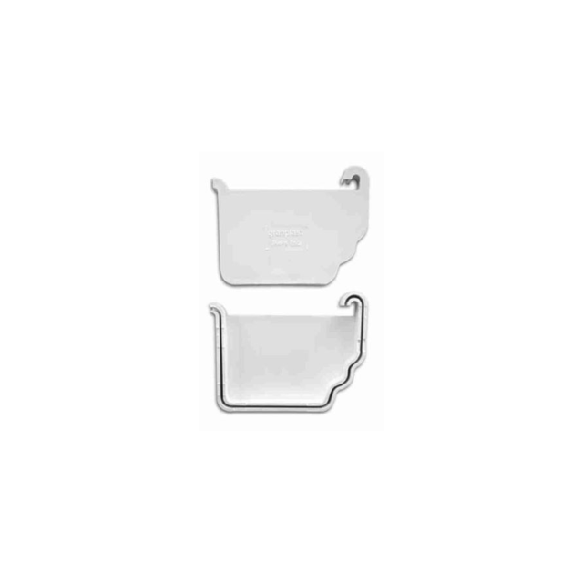 Cabeceira de PVC 121mm Pluvial Direita - GRANPLAST Cabeceira de PVC 121mm Pluvial Direita - GRANPLAST