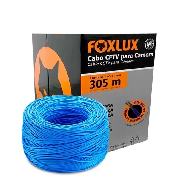 Cabo CFTV 305m CAT5 - FOXLUX