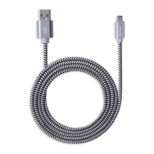 Cabo Multilaser Concept Micro USB 1,5M Preto