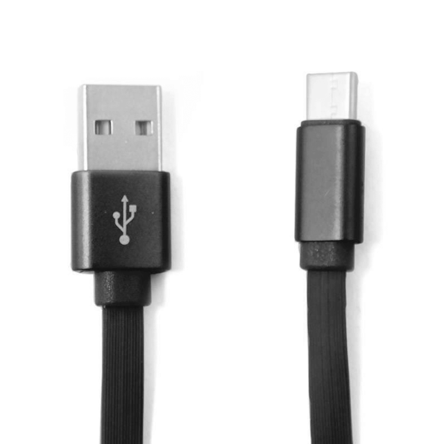 Cabo USB TIPO C Multilaser com 1 metro de comprimento Preto - WI364