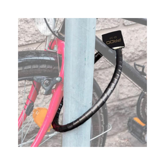 Cadeado para Bicicleta SM LT-30 1200mm Preto - Pado Cadeado para Bicicleta SM LT-30 1200mm Preto - Pado
