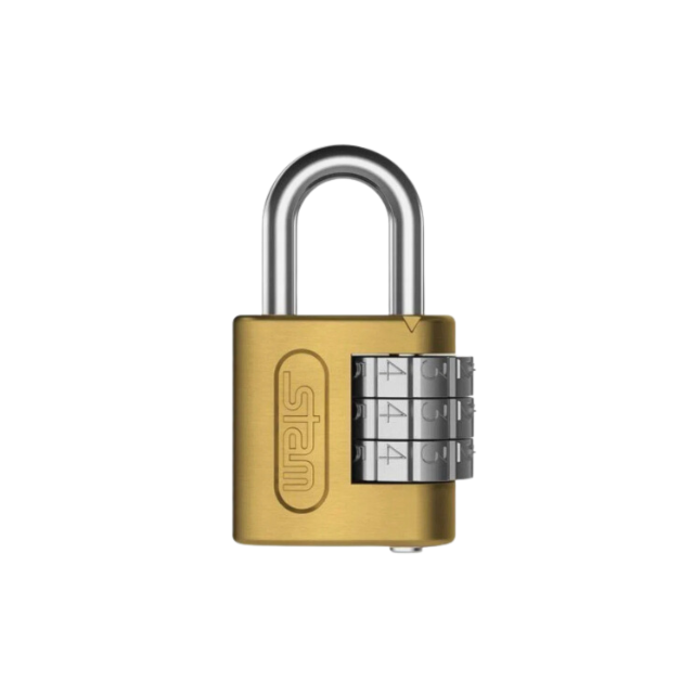 Cadeado Segredo 25mm Latonado - STAM Cadeado Segredo 25mm Latonado - STAM