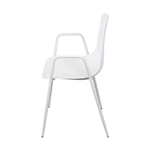 CADEIRA ABI PP BRANCA ESTRUTURA EM AÇO PINTADO COM BRAÇO CADEIRA ABI PP BRANCA ESTRUTURA EM AÇO PINTADO COM BRAÇO