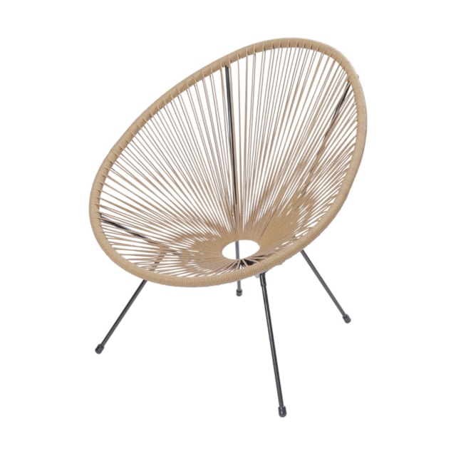 CADEIRA ACAPULCO ESTRUTURA EM ACO COR NATURAL CADEIRA ACAPULCO ESTRUTURA EM ACO COR NATURAL