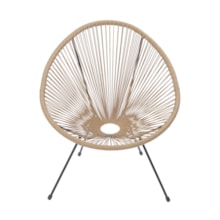 CADEIRA ACAPULCO ESTRUTURA EM ACO COR NATURAL CADEIRA ACAPULCO ESTRUTURA EM ACO COR NATURAL
