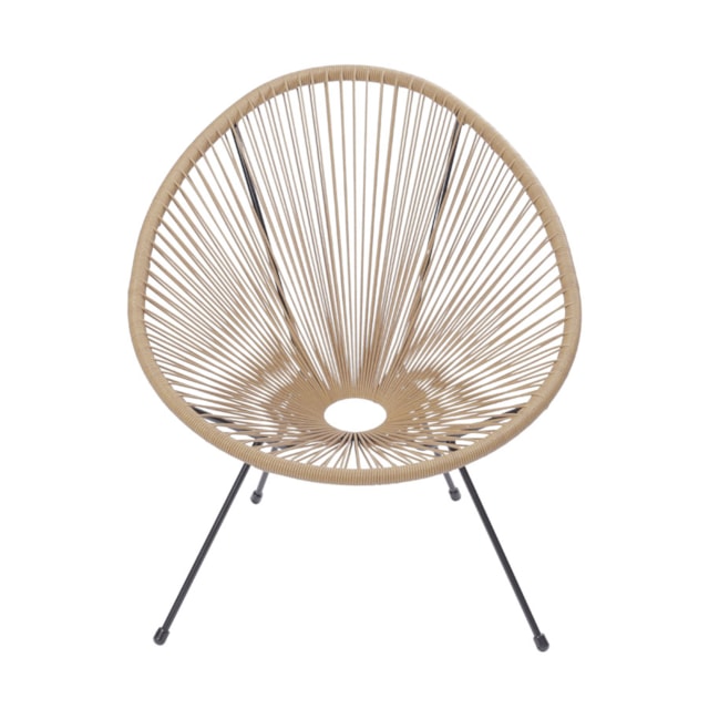 CADEIRA ACAPULCO ESTRUTURA EM ACO COR NATURAL CADEIRA ACAPULCO ESTRUTURA EM ACO COR NATURAL