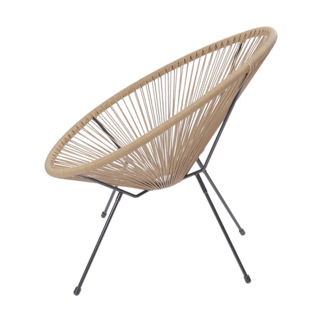 CADEIRA ACAPULCO ESTRUTURA EM ACO COR NATURAL CADEIRA ACAPULCO ESTRUTURA EM ACO COR NATURAL