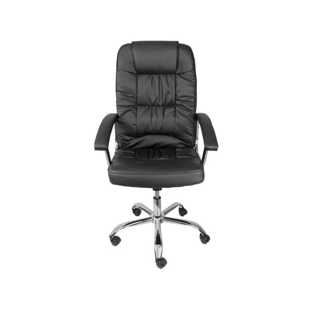 CADEIRA BOSTON ALTA PRETA BASE RODÍZIO CADEIRA BOSTON ALTA PRETA BASE RODÍZIO