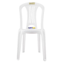 Cadeira de Plástico Bistro Branca - Mor Cadeira de Plástico Bistro Branca - Mor