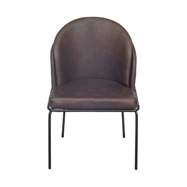 CADEIRA DENALI ESPUMA REVESTIDA EM PU CAFE E BASE EM AÇO PINTADO CADEIRA DENALI ESPUMA REVESTIDA EM PU CAFE E BASE EM AÇO PINTADO