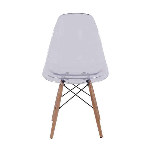 CADEIRA DKR PC INCOLOR BASE MADEIRA