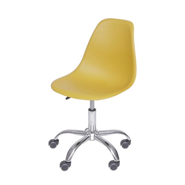 CADEIRA DKR PP AÇAFRÃO BASE RODÍZIO CADEIRA DKR PP AÇAFRÃO BASE RODÍZIO