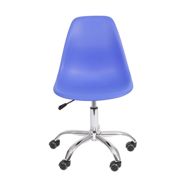 CADEIRA DKR PP AZUL ESCURO BASE RODÍZIO CADEIRA DKR PP AZUL ESCURO BASE RODÍZIO