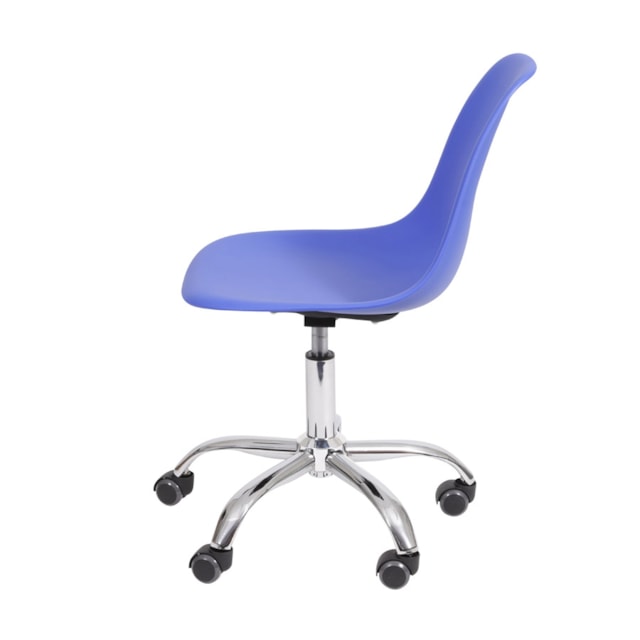 CADEIRA DKR PP AZUL ESCURO BASE RODÍZIO CADEIRA DKR PP AZUL ESCURO BASE RODÍZIO