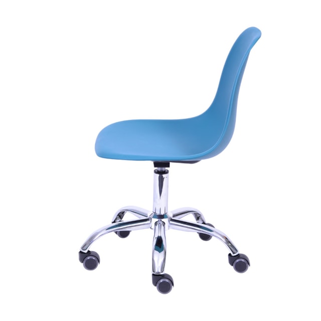 CADEIRA DKR PP AZUL PETRÓLEO BASE RODÍZIO CADEIRA DKR PP AZUL PETRÓLEO BASE RODÍZIO