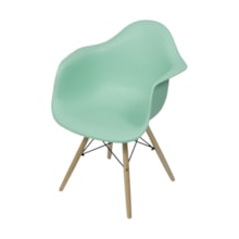 CADEIRA DKR PP COM BRAÇO TIFFANY BASE MADEIRA CADEIRA DKR PP COM BRAÇO TIFFANY BASE MADEIRA