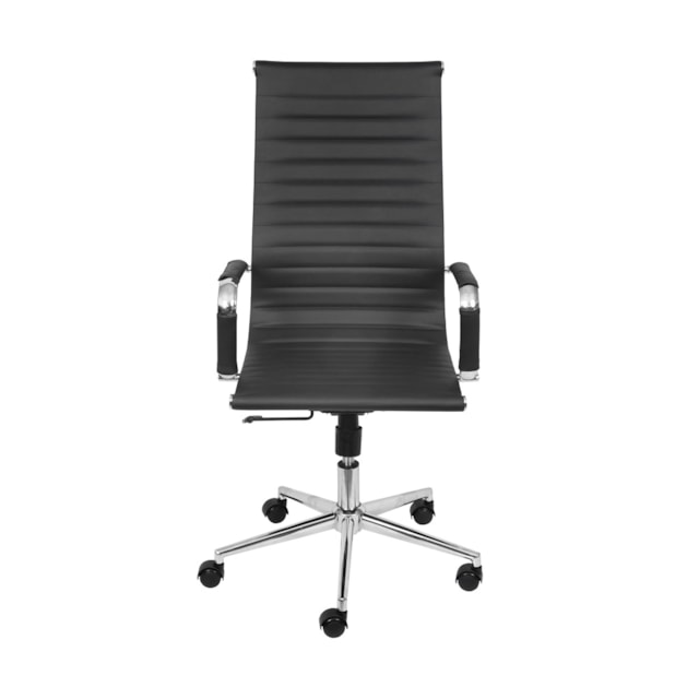 CADEIRA ESTEIRINHA ALTA CORINO PRETA BASE RODÍZIO CADEIRA ESTEIRINHA ALTA CORINO PRETA BASE RODÍZIO