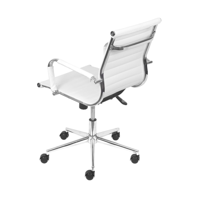 CADEIRA ESTEIRINHA BAIXA CORINO BRANCA BASE RODÍZIO CADEIRA ESTEIRINHA BAIXA CORINO BRANCA BASE RODÍZIO