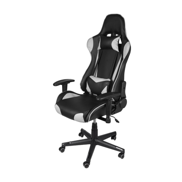 CADEIRA GAMER F16 PRETA BASE RODÍZIO