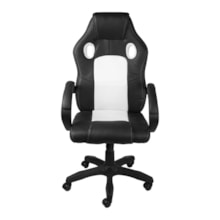 CADEIRA GAMER RAPTOR BRANCA BASE RODÍZIO