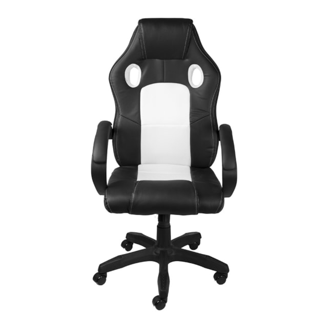 CADEIRA GAMER RAPTOR BRANCA BASE RODÍZIO