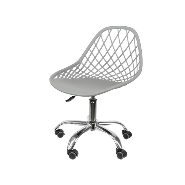 CADEIRA KAILA PP CINZA BASE RODÍZIO CADEIRA KAILA PP CINZA BASE RODÍZIO