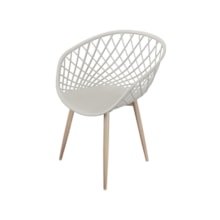 CADEIRA LOA PP FENDI BASE METAL COR MADEIRA CADEIRA LOA PP FENDI BASE METAL COR MADEIRA