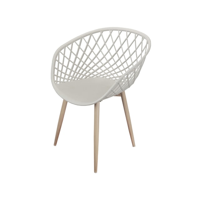 CADEIRA LOA PP FENDI BASE METAL COR MADEIRA CADEIRA LOA PP FENDI BASE METAL COR MADEIRA