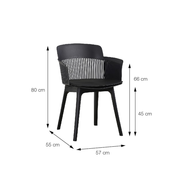 CADEIRA MENA PP BRANCA COM ALMOFADA CADEIRA MENA PP BRANCA COM ALMOFADA