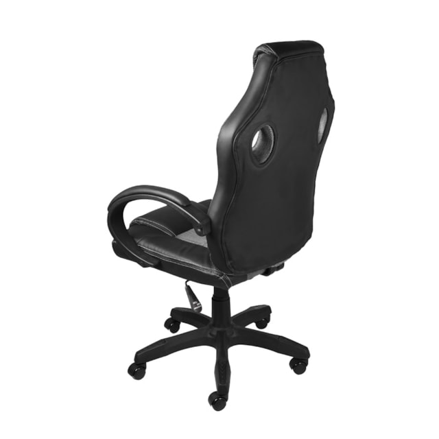 CADEIRA RAPTOR GAMER PRETA E CINZA BASE RODÍZIO CADEIRA RAPTOR GAMER PRETA E CINZA BASE RODÍZIO