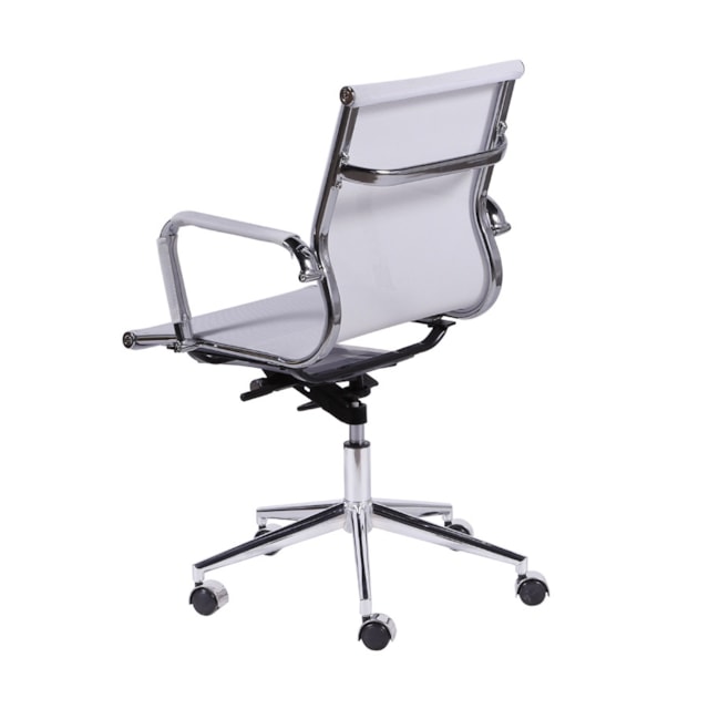 CADEIRA TELA BAIXA TELA BRANCA BASE RODÍZIO CADEIRA TELA BAIXA TELA BRANCA BASE RODÍZIO