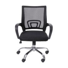 CADEIRA TOK BAIXA PRETA BASE RODÍZIO CADEIRA TOK BAIXA PRETA BASE RODÍZIO