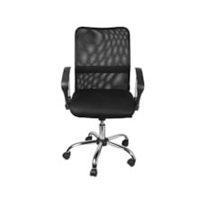 CADEIRA TORONTO CORINO/TELA PRETA BASE RODÍZIO CADEIRA TORONTO CORINO/TELA PRETA BASE RODÍZIO