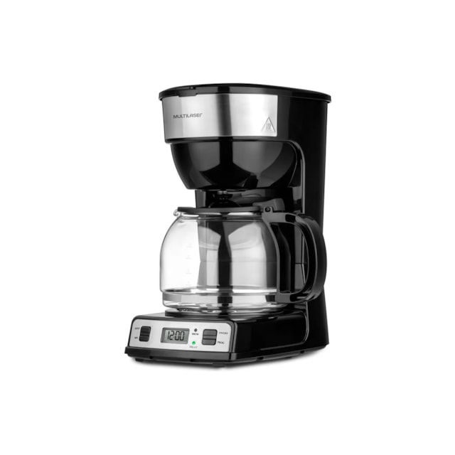 Cafeteira Digital Elétrica 32 Xícaras Jarra de Vidro c/ Colher Dosadora - Multilaser 127v