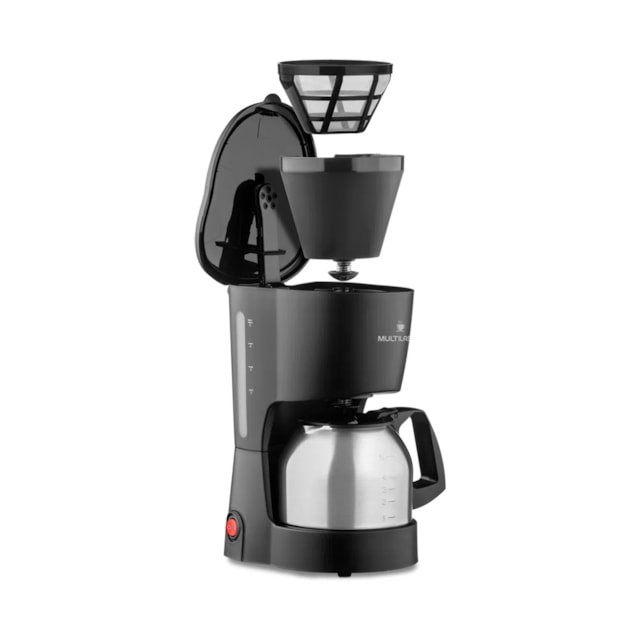 Cafeteira Elétrica 15 Xícaras Jarra Inox c/ Colher Dosadora - Multilaser 127v