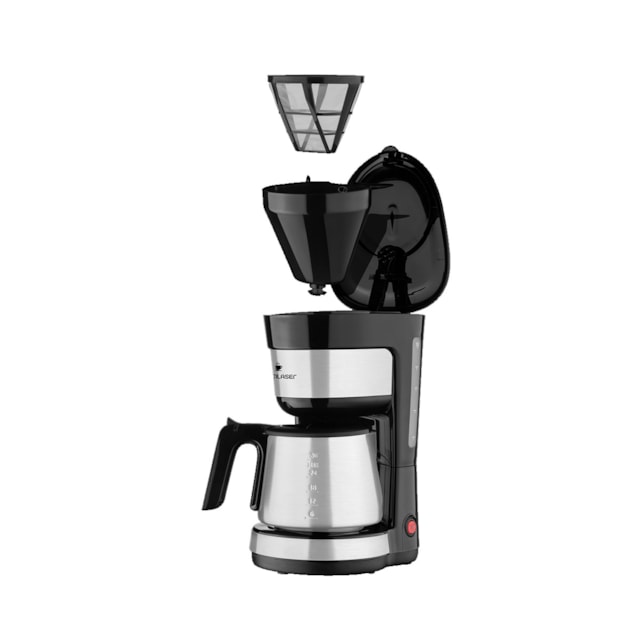 Cafeteira Elétrica 30 Xícaras Jarra Inox c/ Colher Dosadora - Multilaser 127v