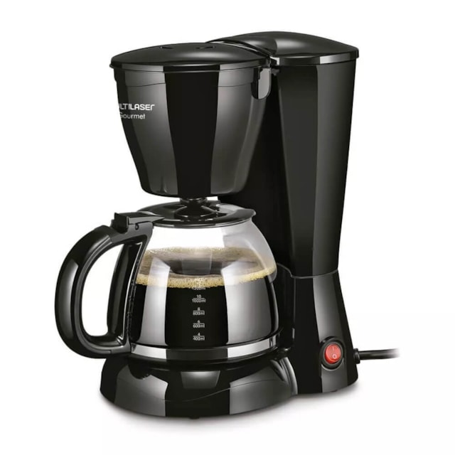 Cafeteira Gourmet Elétrica 30 Xícaras Preta 127v Multilaser