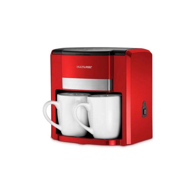 Cafeteira Vermelha Elétrica Café 2 Xícaras 500W BE015 127v