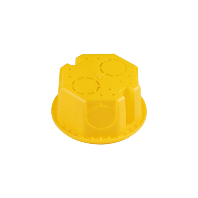 Caixa Amarela Plástica 3x3 - TRAMONTINA Caixa Amarela Plástica 3x3 - TRAMONTINA