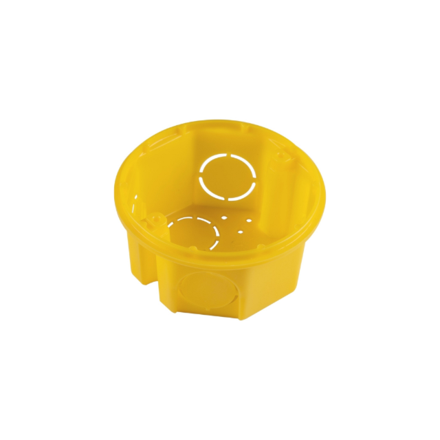 Caixa Amarela Plástica 3x3 - TRAMONTINA Caixa Amarela Plástica 3x3 - TRAMONTINA