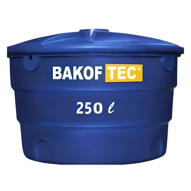 Caixa D'água c/ Tampa 250L - BAKOF