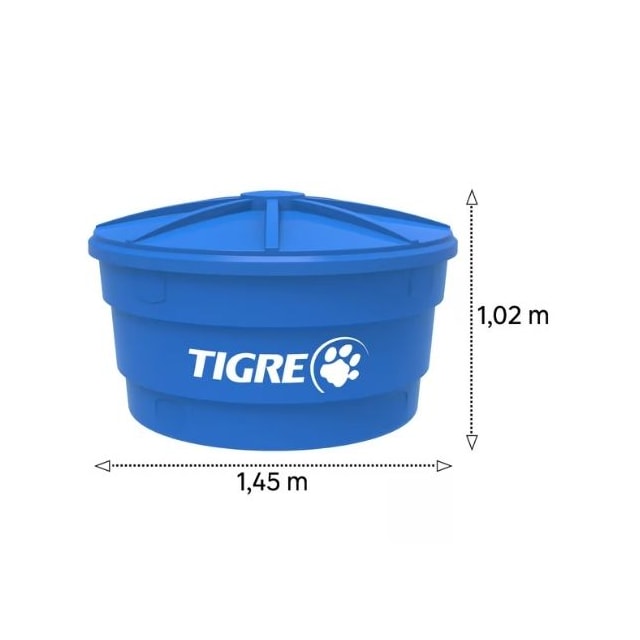 Caixa de Água de Polietileno 1000L - TIGRE