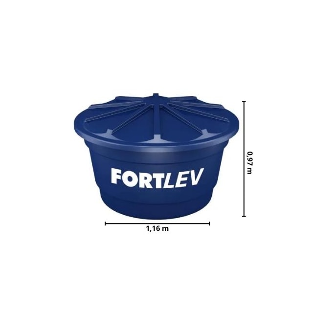 Caixa de Água Poliet com Tampa 1000L - FORTLEV Caixa de Água Poliet com Tampa 1000L - FORTLEV