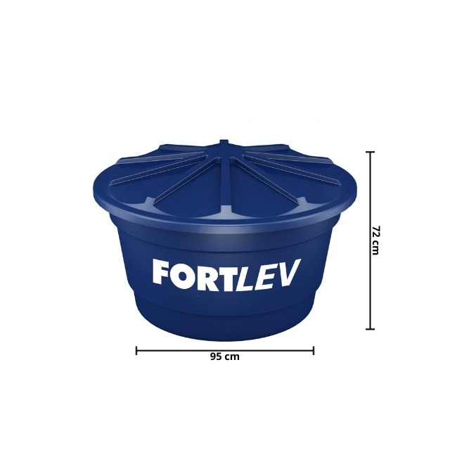 Caixa de Água Poliet com Tampa 500L - FORTLEV Caixa de Água Poliet com Tampa 500L - FORTLEV