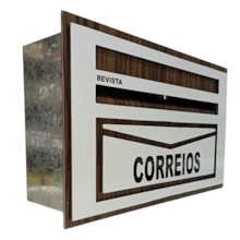 Caixa de Correio Cariri Branco com Mogno Grande - TELHA LUZ