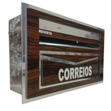 Caixa de Correio Cariri Mogno Espelhado Grande - TELHA LUZ