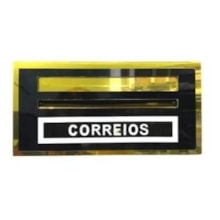 Caixa de Correio Cariri Preto com Ouro - TELHA LUZ