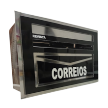 Caixa de Correio Cariri Preto Espelhado Grande - TELHA LUZ